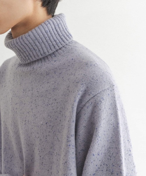 FORK&SPOON(フォークアンドスプーン)の「FORK&SPOON ネップタートルニット(ニット/セーター・メンズ・ブルー系その他/グレー/ブラック・5/4)」の14枚目の写真
