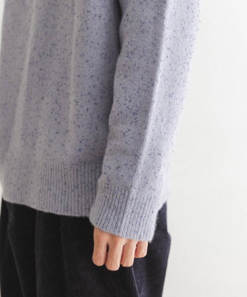 FORK&SPOON(フォークアンドスプーン)の「FORK&SPOON ネップタートルニット(ニット/セーター・メンズ・ブルー系その他/グレー/ブラック・5/4)」の13枚目の写真