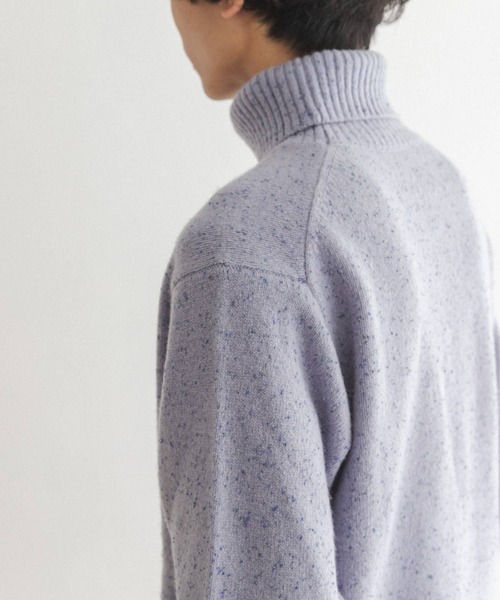 FORK&SPOON(フォークアンドスプーン)の「FORK&SPOON ネップタートルニット(ニット/セーター・メンズ・ブルー系その他/グレー/ブラック・5/4)」の12枚目の写真
