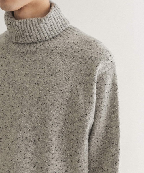 FORK&SPOON(フォークアンドスプーン)の「FORK&SPOON ネップタートルニット(ニット/セーター・メンズ・ブルー系その他/グレー/ブラック・5/4)」の10枚目の写真