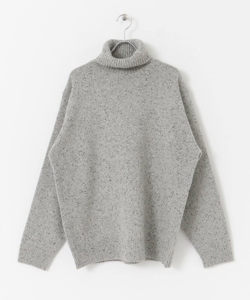 FORK&SPOON(フォークアンドスプーン)の「FORK&SPOON ネップタートルニット(ニット/セーター・メンズ・ブルー系その他/グレー/ブラック・5/4)」の7枚目の写真