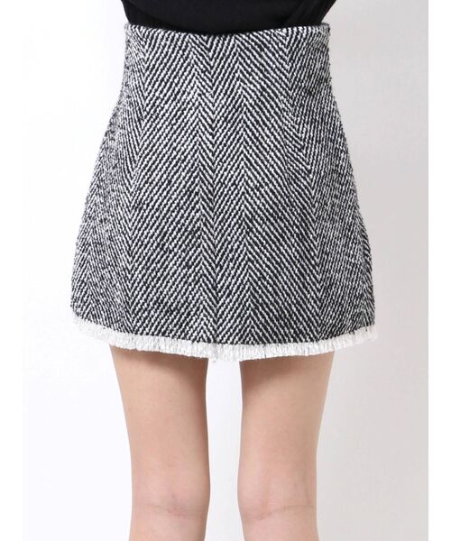 EMODA（エモダ）の「ハイウエストタックスカート（スカート・レディース・ブラック/その他/その他1/ライトブルー・SMALL/MEDIUM）」の7枚目の写真