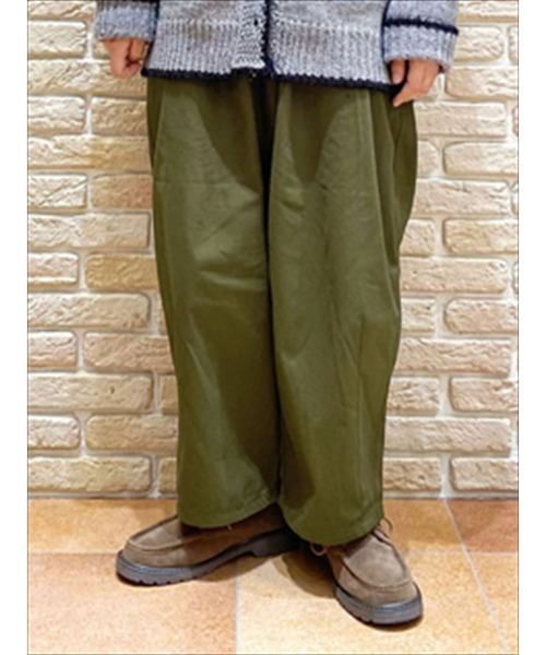 Samansa Mos2(サマンサ モスモス)の「ラチネ起毛コクーンパンツ(その他パンツ・レディース・ベージュ/オフホワイト/カーキ・フリ-)」の3枚目の写真