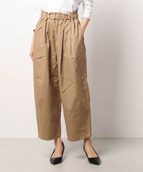 Samansa Mos2(サマンサ モスモス)の「ラチネ起毛コクーンパンツ(その他パンツ・レディース・ベージュ/オフホワイト/カーキ・フリ-)」の8枚目の写真