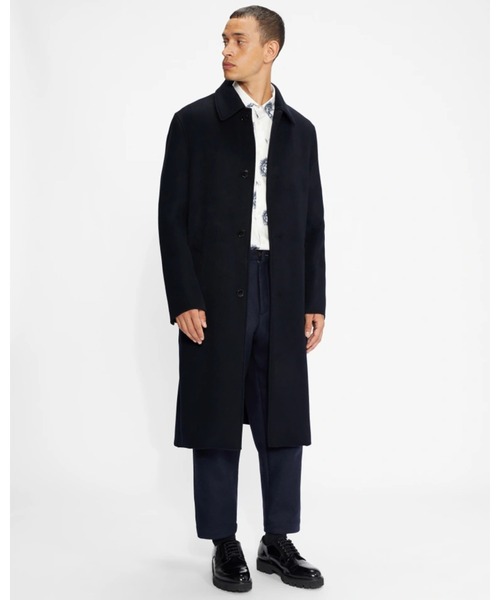 Ted Baker(テッドベーカー)の「POWPOW クラッシック ウール コート(チェスターコート・メンズ・ネイビー・2/4/5/3)」の1枚目の写真