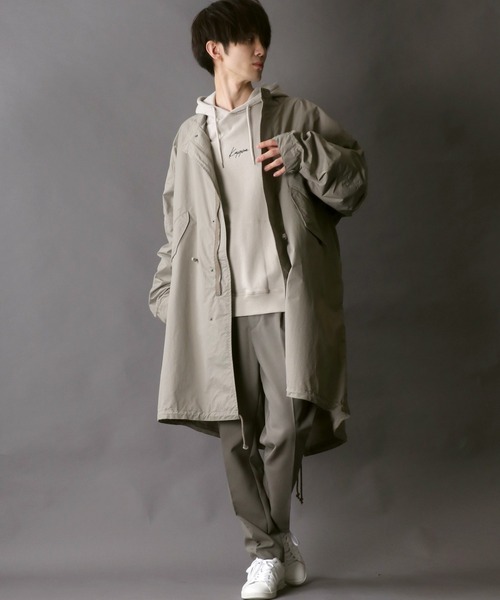 SITRY（シトリー）の「M-65 Big Silhouette Mods Coat/Ｍ－６５ ビッグシルエット モッズコート（モッズコート・メンズ・ブラック/オリーブ/グレイッシュベージュ・M/L）」の15枚目の写真