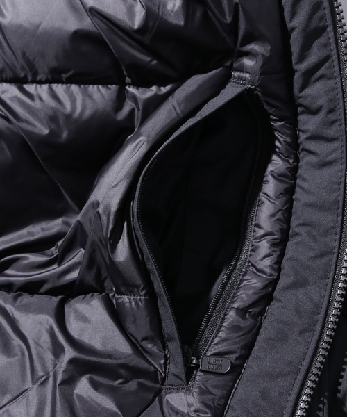 FIRST DOWN（ファーストダウン）の「First Down/ファーストダウン WRAP DOWN PARKA ダウンパーカー ダウンジャケット（ダウンジャケット/コート・メンズ・ブラック/ダークグリーン/ベージュ/ブラウン/ブルー/ライトカーキ・M/L/XL）」の8枚目の写真