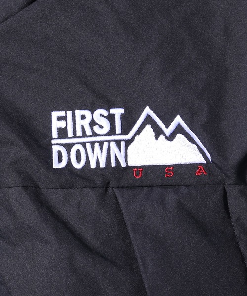 FIRST DOWN（ファーストダウン）の「First Down/ファーストダウン WRAP DOWN PARKA ダウンパーカー ダウンジャケット（ダウンジャケット/コート・メンズ・ブラック/ダークグリーン/ベージュ/ブラウン/ブルー/ライトカーキ・M/L/XL）」の14枚目の写真