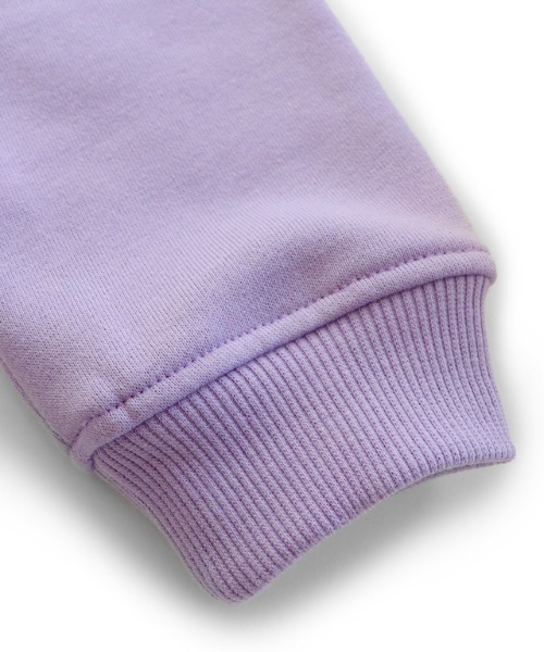 lulpini（ルルピー二）の「kids　裏起毛フレアデザインプルオーバー（スウェット・キッズ・オレンジ/ラベンダー/オフホワイト・S/L/M）」の9枚目の写真