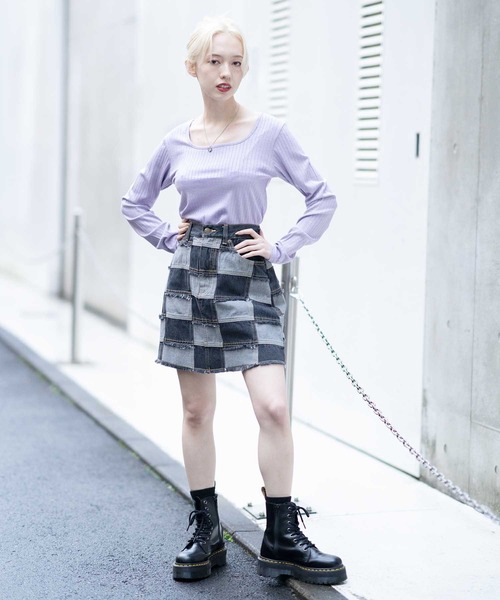 【新品】Age factory glitter Tシャツ　ブラック/XL セール】 ドルマンブラウス【7色展開/洗濯機OK/体型カバー