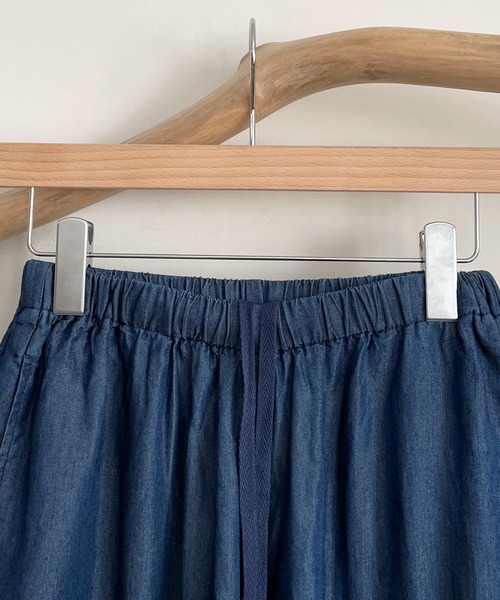 CANAL JEAN(キャナルジーン)の「RED CHOP WORKS(レッドチョップワークス) レーヨンデニムパンツ(デニムパンツ・レディース・ブルー・38)」の12枚目の写真