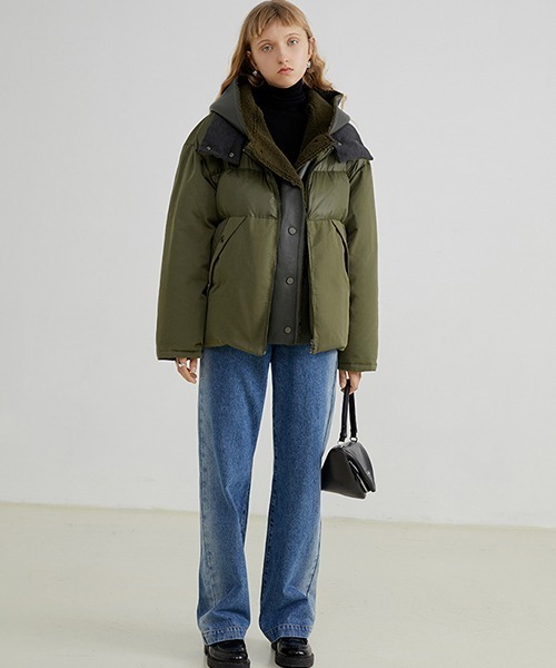 Fano Studios(ファノ ストゥディオズ)の「【Fano Studios】Two piece hooded liner down jacket FD21Y045(ダウンジャケット/コート・レディース・グリーン/ブラウン・M/S/L)」の21枚目の写真