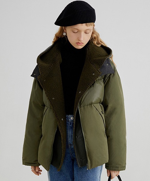 Fano Studios(ファノ ストゥディオズ)の「【Fano Studios】Two piece hooded liner down jacket FD21Y045(ダウンジャケット/コート・レディース・グリーン/ブラウン・M/S/L)」の18枚目の写真