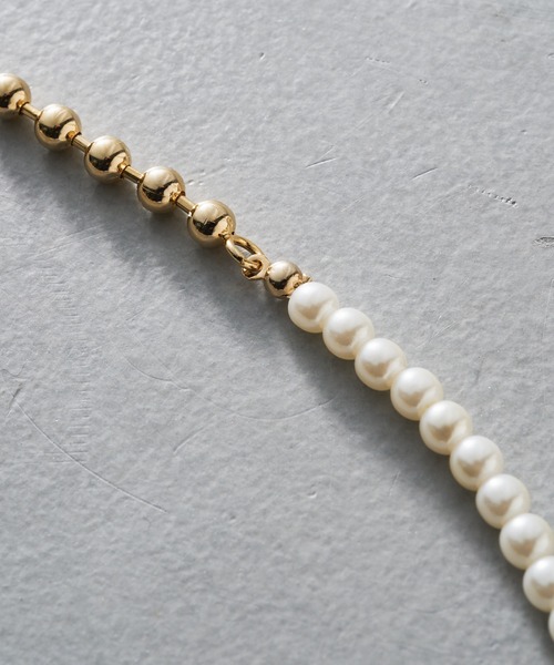 Chico（チコ）の「【SALON by Chico限定】パール×ボールロングネックレス（ネックレス・レディース・シルバー/ゴールド・FREE）」の9枚目の写真