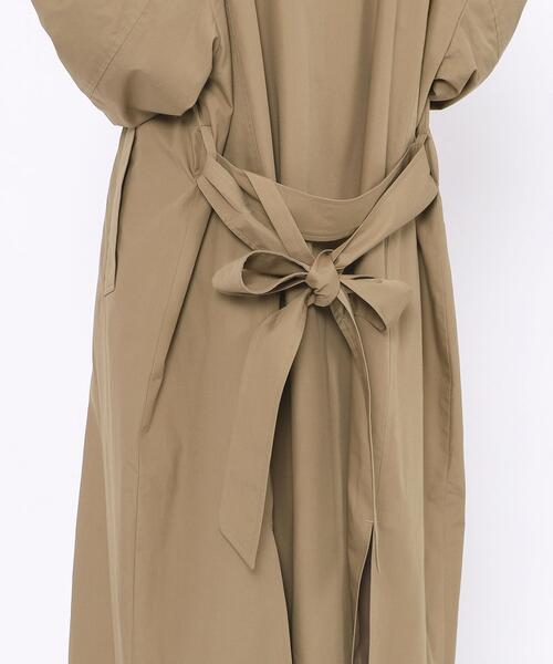 coen（コーエン）の「ルーズトレンチコート#（トレンチコート・レディース・オリーブ/ベージュ・MEDIUM/LARGE）」の21枚目の写真