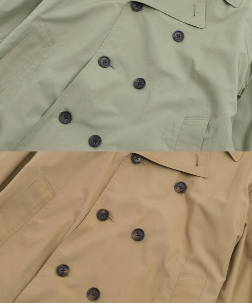 coen（コーエン）の「ルーズトレンチコート#（トレンチコート・レディース・オリーブ/ベージュ・MEDIUM/LARGE）」の18枚目の写真