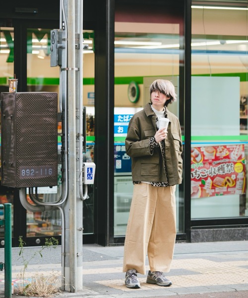BROKEN BASE（ブロークンベース）の「ミリタリーフィールドJK（ミリタリージャケット・メンズ・オフホワイト/カーキ・MEDIUM/LARGE）」の5枚目の写真