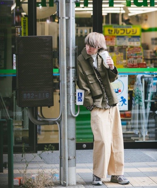 BROKEN BASE（ブロークンベース）の「ミリタリーフィールドJK（ミリタリージャケット・メンズ・オフホワイト/カーキ・MEDIUM/LARGE）」の6枚目の写真