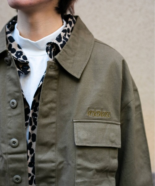 BROKEN BASE（ブロークンベース）の「ミリタリーフィールドJK（ミリタリージャケット・メンズ・オフホワイト/カーキ・MEDIUM/LARGE）」の10枚目の写真