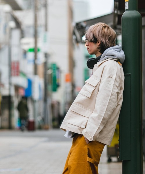 BROKEN BASE（ブロークンベース）の「ミリタリーフィールドJK（ミリタリージャケット・メンズ・オフホワイト/カーキ・MEDIUM/LARGE）」の15枚目の写真