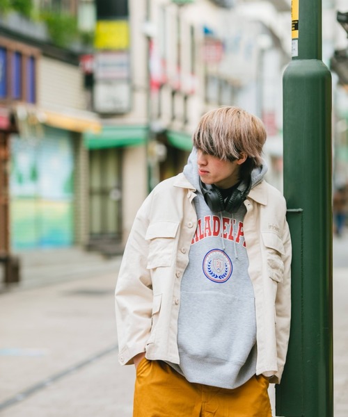 BROKEN BASE（ブロークンベース）の「ミリタリーフィールドJK（ミリタリージャケット・メンズ・オフホワイト/カーキ・MEDIUM/LARGE）」の18枚目の写真