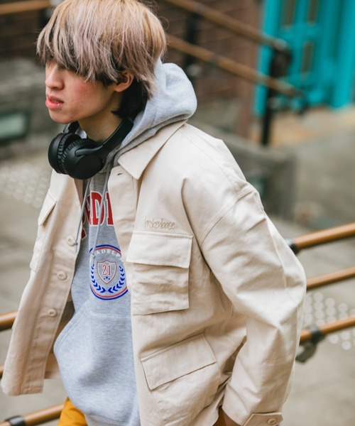BROKEN BASE（ブロークンベース）の「ミリタリーフィールドJK（ミリタリージャケット・メンズ・オフホワイト/カーキ・MEDIUM/LARGE）」の21枚目の写真