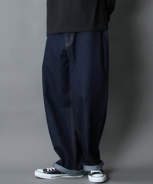 SITRY（シトリー）の「Wide straight Denim pants/ワイドストレート