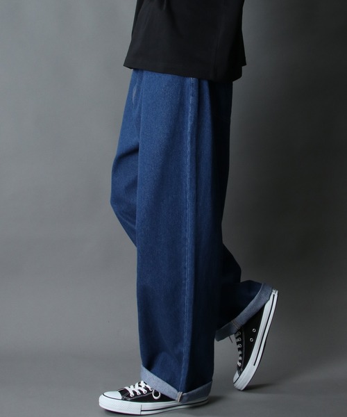 SITRY（シトリー）の「Wide straight Denim pants/ワイドストレート
