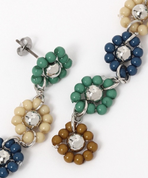 Me%(ミィパーセント)の「カラフルIラインビーズピアス(ピアス(両耳用)・レディース・ホワイト系その他/グリーン系その他/ピンク系その他・FREE)」の7枚目の写真