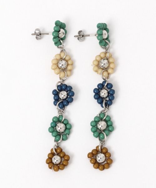 Me%(ミィパーセント)の「カラフルIラインビーズピアス(ピアス(両耳用)・レディース・ホワイト系その他/グリーン系その他/ピンク系その他・FREE)」の12枚目の写真