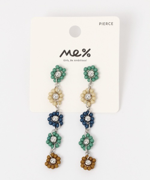 Me%(ミィパーセント)の「カラフルIラインビーズピアス(ピアス(両耳用)・レディース・ホワイト系その他/グリーン系その他/ピンク系その他・FREE)」の17枚目の写真