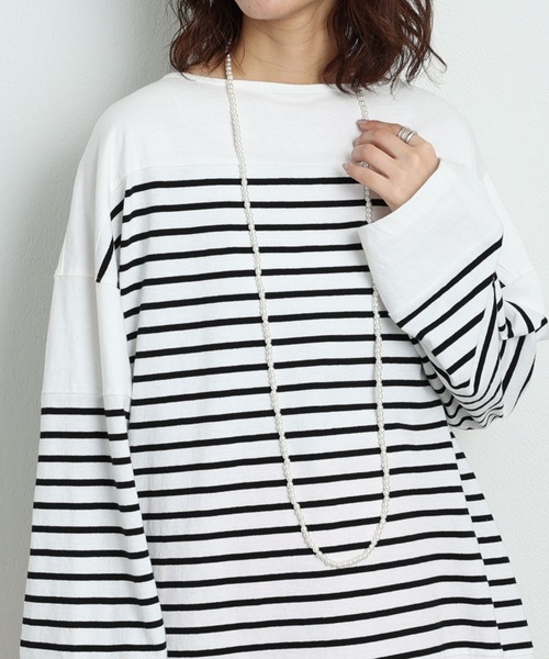 CIAOPANIC TYPY(チャオパニックティピー)の「lilパール1連ネックレス(ネックレス・レディース・ホワイト・ONE SIZE)」の1枚目の写真