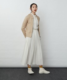 コットン裏毛ジップパーカー