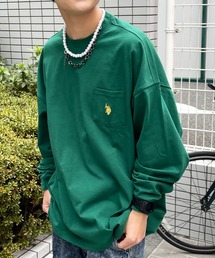 U.S. POLO ASSN. | 1ポイント刺繍ロンT(Tシャツ/カットソー)