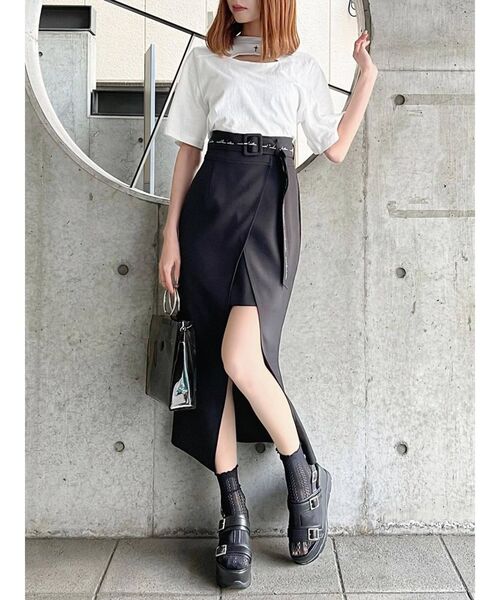 EATME（イートミー）の「ウエストマークラップスカート（スカート・レディース・ブラック/ベージュ/その他1・SMALL/MEDIUM）」の15枚目の写真