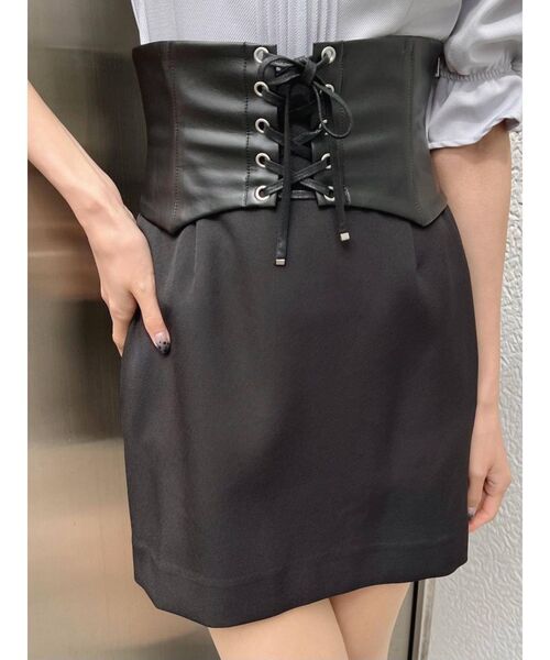 EATME（イートミー）の「ウエストマークラップスカート（スカート・レディース・ブラック/ベージュ/その他1・SMALL/MEDIUM）」の16枚目の写真