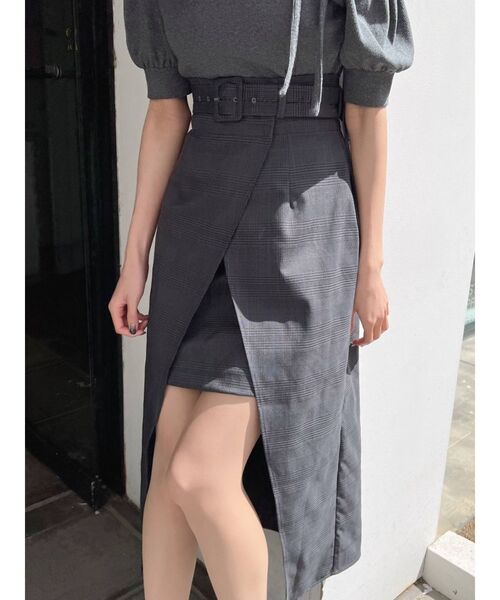 EATME（イートミー）の「ウエストマークラップスカート（スカート・レディース・ブラック/ベージュ/その他1・SMALL/MEDIUM）」の20枚目の写真