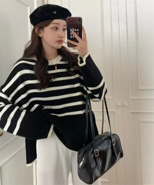 人気商品再入荷 Zozo限定 ボーダーワイドニット ぽっきりsale対象 人気商品再入荷 Zozo限定 ボーダーワイドニット ぽっきりsale対象