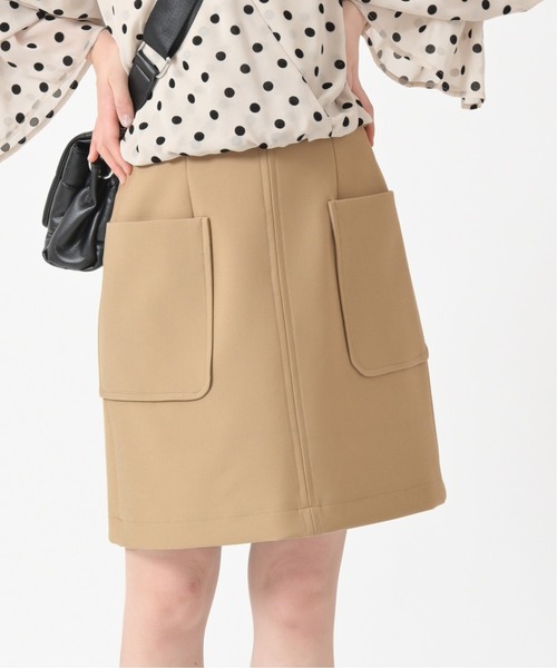 セール】ダブルクロスフロントポケットミニスカート◇（スカート）｜U