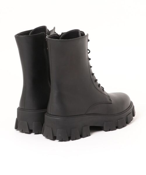 semantic design（セマンティックデザイン）の「セマンティックデザイン/semantic design タンクソール レースアップブーツ（ブーツ・メンズ・ブラック・LARGE/MEDIUM）」の2枚目の写真