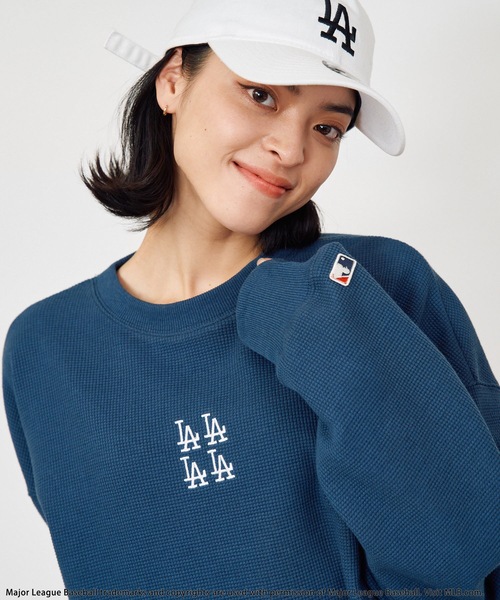 BACK TO THE FIELD(バック トゥー ザ フィールド)の「【MLB】ロゴサーマルオーバートップス(Tシャツ/カットソー・レディース・ホワイト/ネイビー/グリーン・FREE)」の16枚目の写真