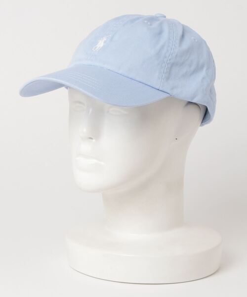 POLO RALPH LAUREN（ポロ ラルフ ローレン）の「コットン チノ ベースボール キャップ（キャップ・メンズ・ブルー・ONE）」の3枚目の写真