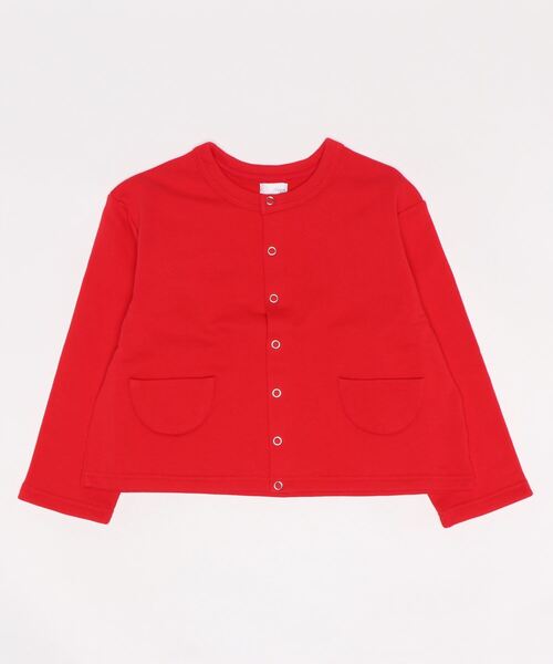 LOWRYS FARM（ローリーズファーム）の「カットカーディガンＬＳ　269292（カーディガン/ボレロ・キッズ・ブラック/レッド/アイボリー・110cm/120cm/130cm/140cm/150cm）」の12枚目の写真