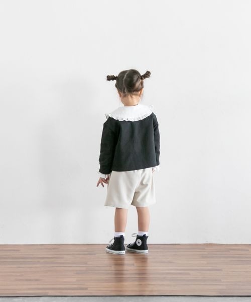 LOWRYS FARM（ローリーズファーム）の「カットカーディガンＬＳ　269292（カーディガン/ボレロ・キッズ・ブラック/レッド/アイボリー・110cm/120cm/130cm/140cm/150cm）」の6枚目の写真