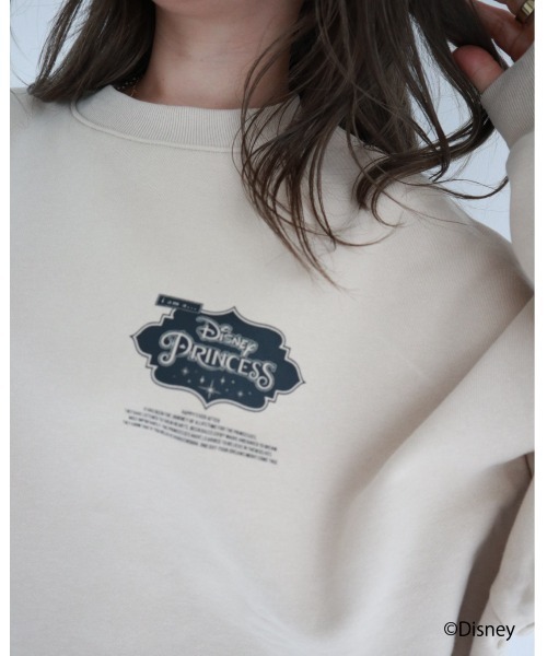 FIG&VIPER（フィグアンドバイパー）の「Disney princess LOGO BIG PO（スウェット・レディース・ブラック/ホワイト/ベージュ・FREE）」の10枚目の写真