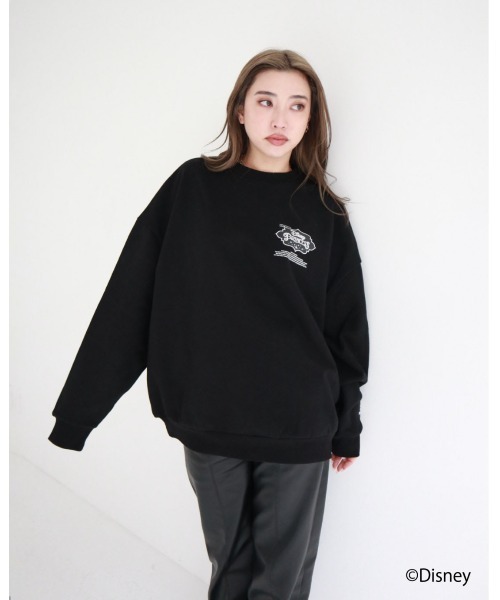 FIG&VIPER（フィグアンドバイパー）の「Disney princess LOGO BIG PO（スウェット・レディース・ブラック/ホワイト/ベージュ・FREE）」の14枚目の写真