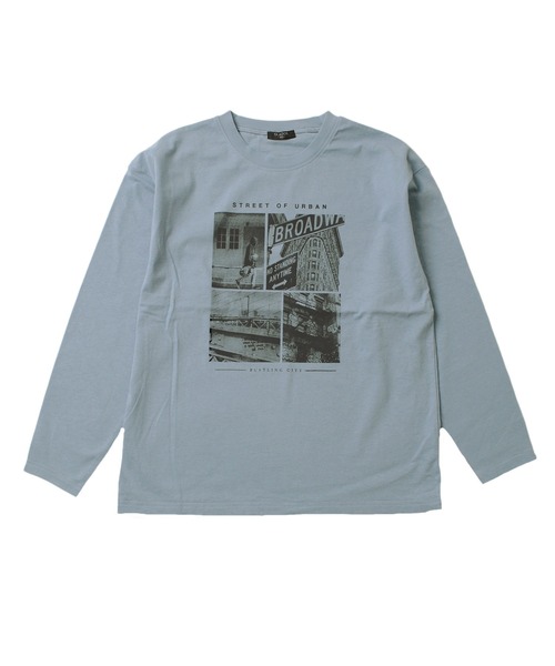 GLAZOS(グラソス)の「天竺・アソートプリント長袖Tシャツ(Tシャツ/カットソー・キッズ・ダークオレンジ/サックスブルー/ブラック/チャコールグレー/オレンジ/ダークグレー/ベージュ系その他/エメラルド/オフホワイト/ライトブルー/ライトグリーン/モスグリーン/ホワイト/ベージュ/グレー/グリーン・130cm/170cm/160cm/150cm/140cm)」の15枚目の写真