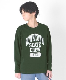 GLAZOS | 天竺・アソートプリント長袖Tシャツ(Tシャツ/カットソー)