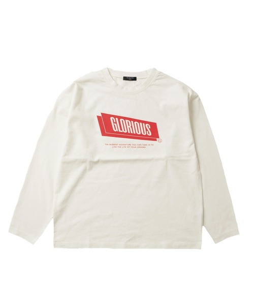 GLAZOS(グラソス)の「天竺・アソートプリント長袖Tシャツ(Tシャツ/カットソー・キッズ・ダークオレンジ/サックスブルー/ブラック/チャコールグレー/オレンジ/ダークグレー/ベージュ系その他/エメラルド/オフホワイト/ライトブルー/ライトグリーン/モスグリーン/ホワイト/ベージュ/グレー/グリーン・130cm/170cm/160cm/150cm/140cm)」の19枚目の写真