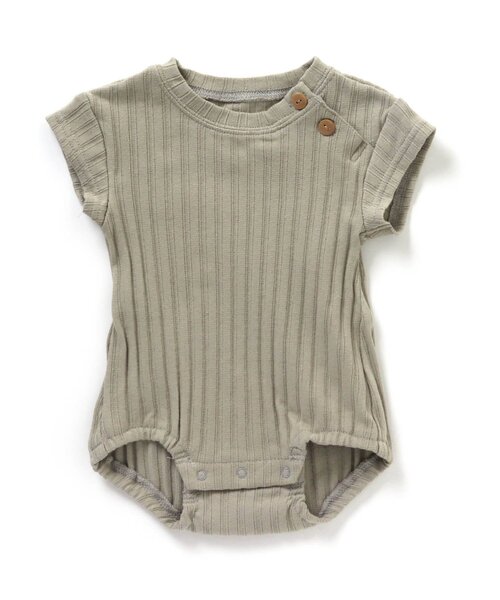 Ampersand（アンパサンド）の「premier シンプルリブボディースーツ（ロンパース・キッズ・グレー/ブラウン/アイボリー・70/60/80）」の3枚目の写真